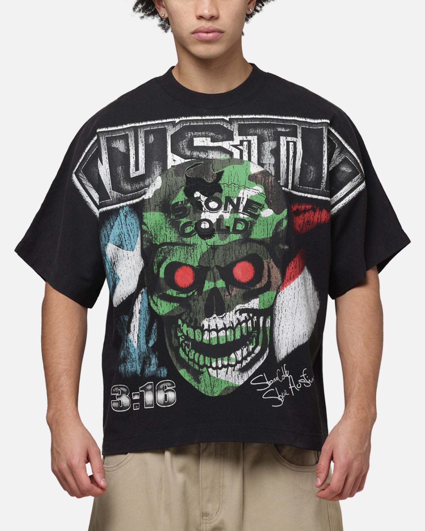 ktページstone cold and Vincent Plus Loiter X WWE Stone Cold Vintage T-Shirt Vintage Black | Culture