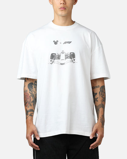 Culture Kings Disney x Formula 1® Mickey Mechanic Vintage T-Shirt White