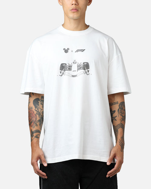 Culture Kings Disney x Formula 1® Mickey Mechanic Vintage T-Shirt White