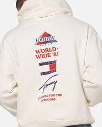 Tommy Jeans 90's DNA Play Hoodie Ecru