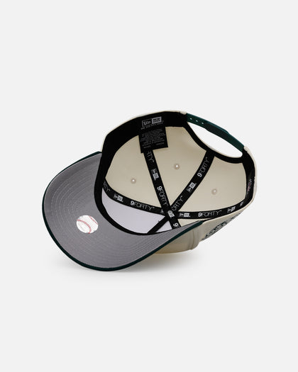 New Era San Diego Padres 'Evergreen 2.0' 9FORTY A-Frame Snapback Chrome/Dark Green