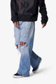 MNML Painter Kick Flare Denim Blue