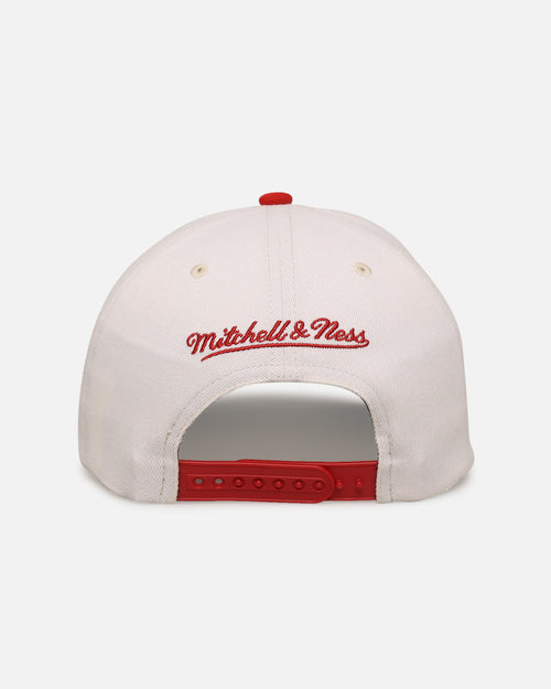 Mitchell & Ness Kansas City Chiefs 'Go Team Go' MVP Snapback Off White/Red