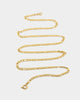 Raising Hell Women's Customisable Figaro Necklace Gold