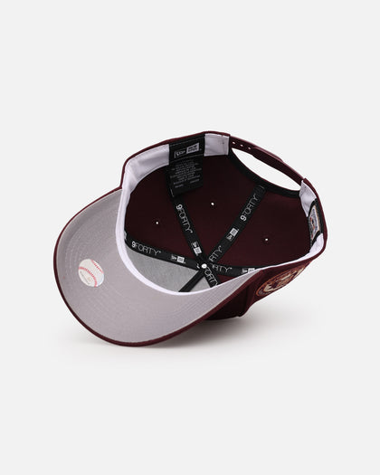New Era Milwaukee Brewers 'Penny' 9FORTY A-Frame Snapback Maroon