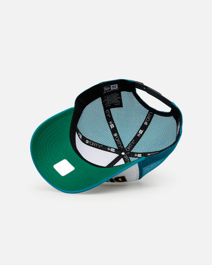 New Era Jacksonville Jaguars 'Team Motto' 9FORTY A-Frame Trucker Snapback Official Team Colors