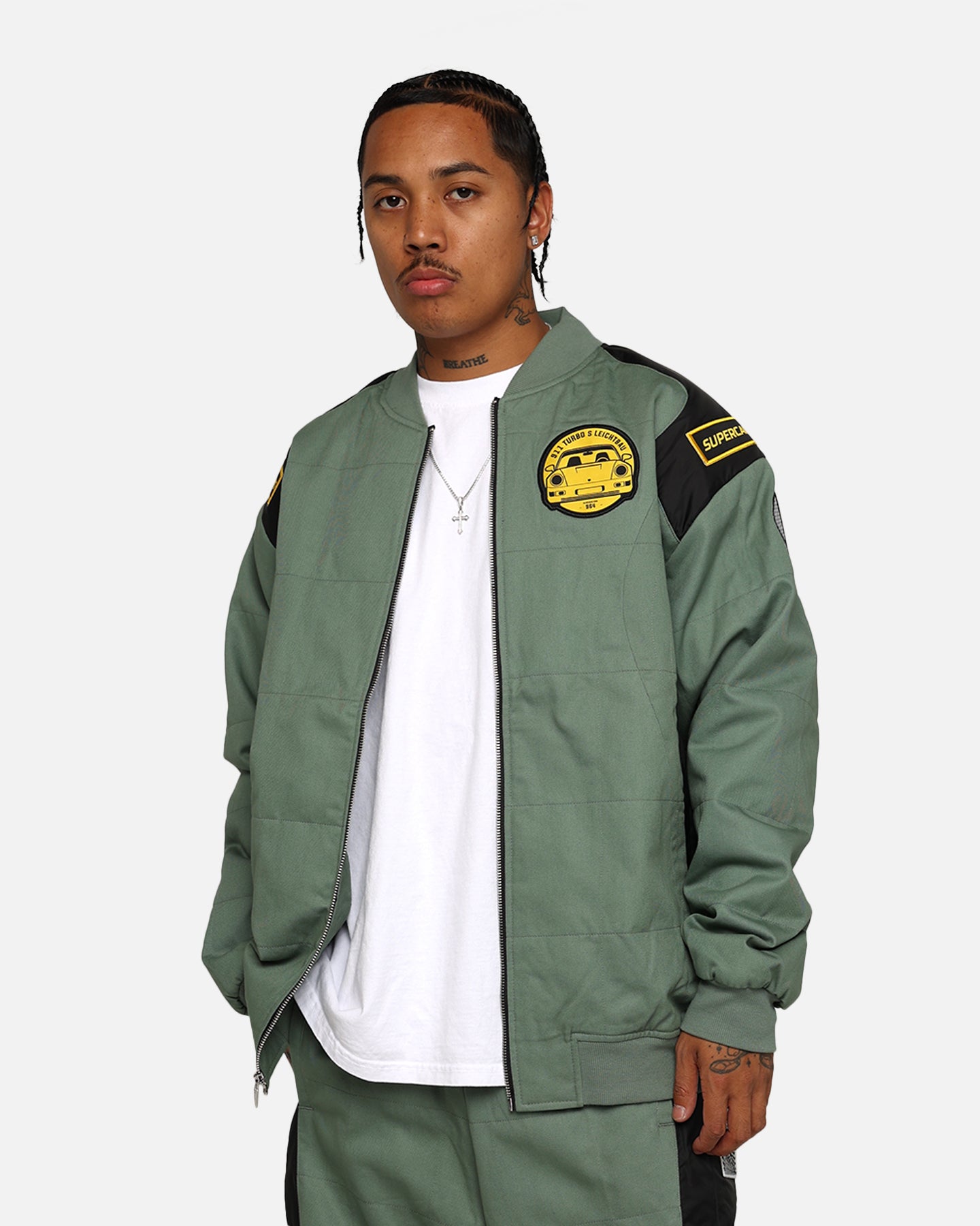 Puma X Porsche Legacy Garage Crew Jacket Eucalyptus | Culture Kings US