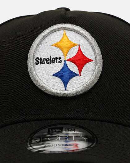 New Era Pittsburgh Steelers 'Black And Team Color' 9FORTY A-Frame Snapback Black/Official Team Color