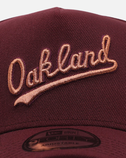 New Era Oakland Athletics 'Penny' 9FORTY A-Frame Snapback Maroon