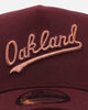 New Era Oakland Athletics 'Penny' 9FORTY A-Frame Snapback Maroon