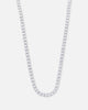 Saint Morta 5mm Tennis Chain Iced White Gold