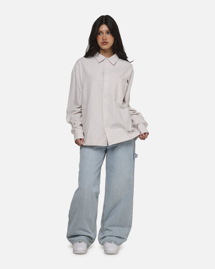 Carré x Disney Mickey & Friends Long Sleeve Oxford Shirt Ecru/Dark Khaki