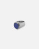 Saint Morta Lapis Octagon Signet Ring White Gold