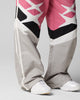 Loiter Hybrid Trackpants Pink/Grey