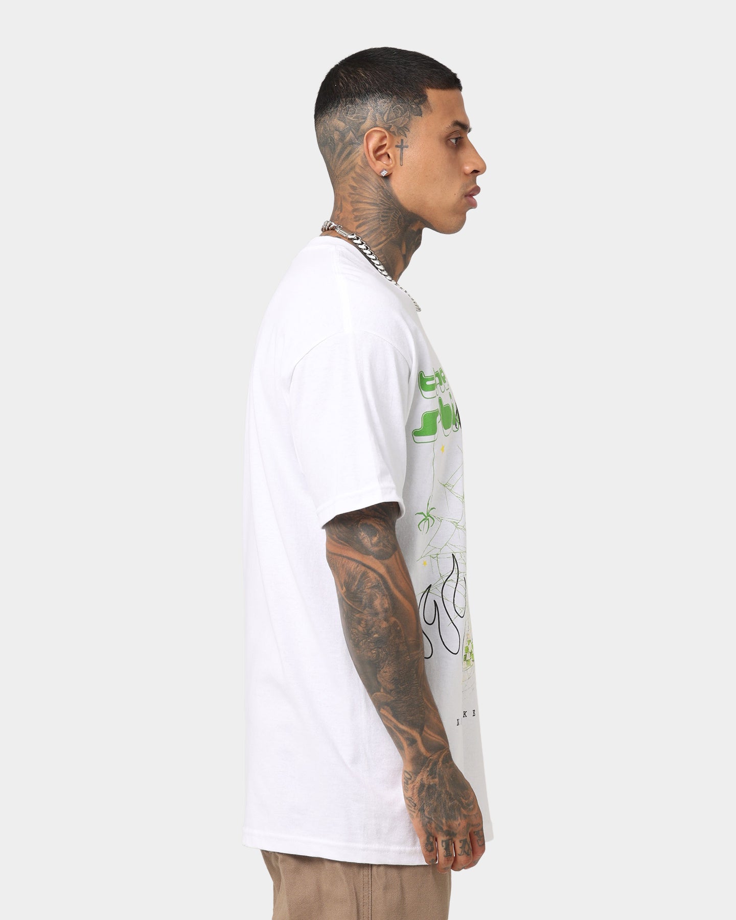 NBA Youngboy Lime Spider T-Shirt White | Culture Kings US