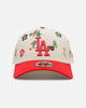 New Era Los Angeles Dodgers Summer Flowers 3.0 9FORTY A-Frame Snapback Pink