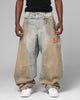 Loiter Layered Western Jeans Blue Wash
