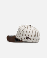 New Era Oakland Athletics 'Washed Stone Walnut' 19TWENTY Snapback Brown Pinstripe