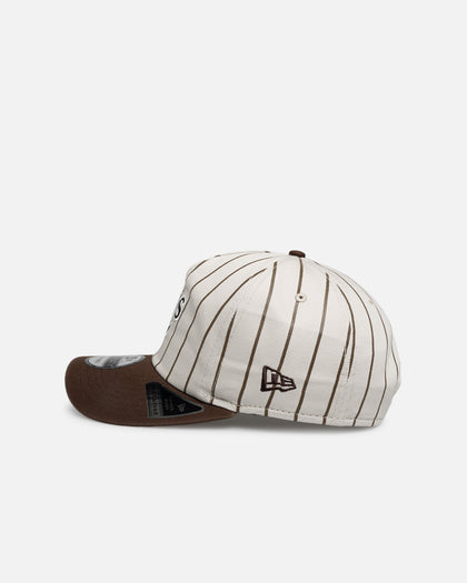 New Era Oakland Athletics 'Washed Stone Walnut' 19TWENTY Snapback Brown Pinstripe