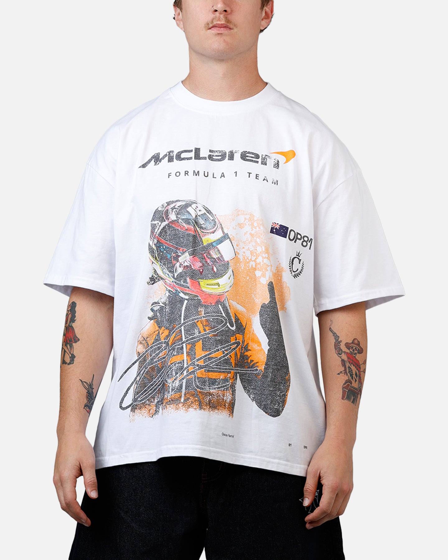 Culture Kings X McLaren F1 Oscar T-Shirt White | Culture Kings US