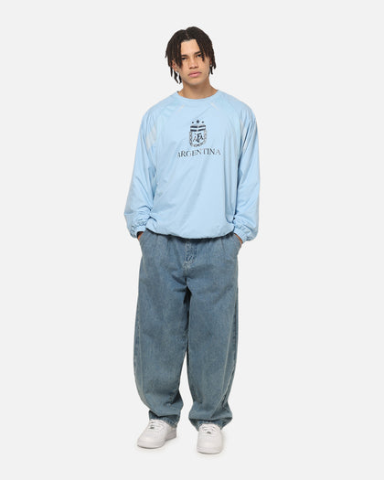 Majestic Athletic Argentina Nylon Crewneck Argentina Blue