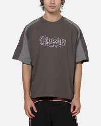 Worship Catharsis Box Crop Raglan T-Shirt Worn Black