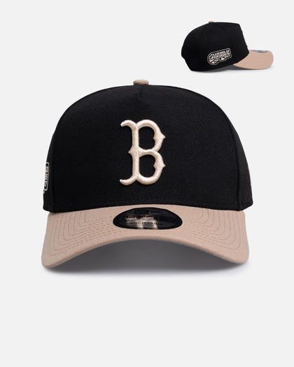 New Era Boston Red Sox 'Black Camel' 9FORTY A-Frame Snapback Black/Camel