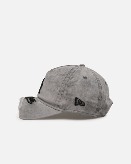 New Era Los Angeles Dodgers 'Cutoff Visor' 9FORTY Snapback Washed Black