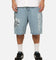 Von Dutch Skull Jean Shorts Mid Blue Denim
