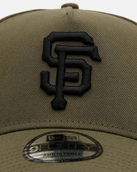 New Era San Francisco Giants 'Easy Olive' 9FORTY A-Frame Snapback Olive