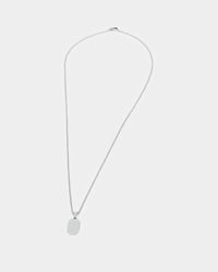 NXS Tag Chain White Gold