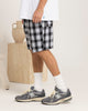 Carre Daily Shorts Black Plaid