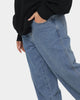 X-Large Bull Denim 91 Pants Mid Blue