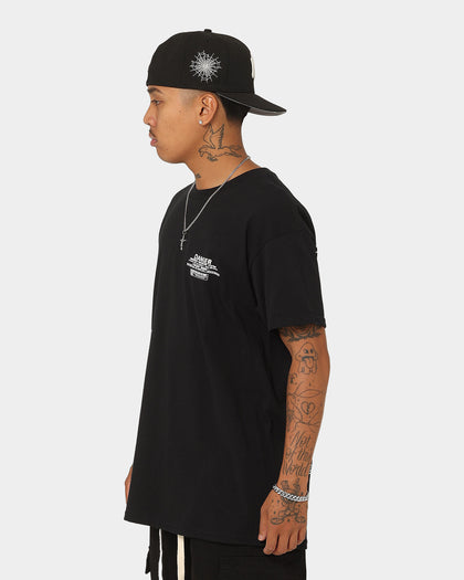 Rats Get Fat Danger T-Shirt Black