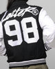 Loiter Vice City Varsity Jacket Black/White