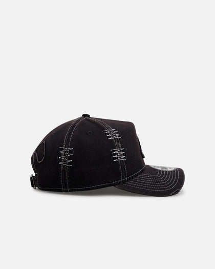 New Era Atlanta Braves 'Distressed And Worn' 9FORTY A-Frame Casual Strapback Navy