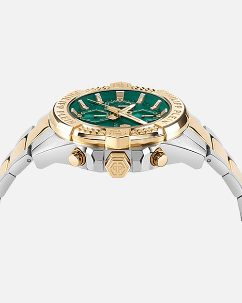 Philipp Plein The Skull Chrono Watch Gold