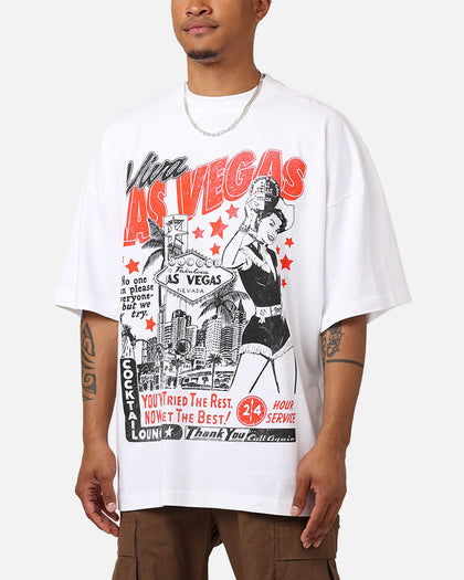 Goat Crew Viva Las Vegas T-Shirt White
