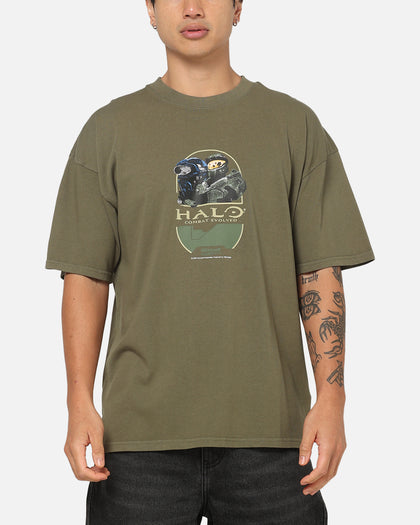 73Studio X Xbox X Halo Not For Angels T-Shirt Military Green