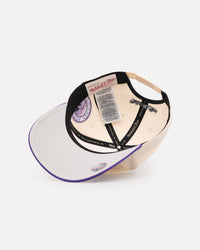 Mitchell & Ness New York Mets 'Chainstitch Wordmark' Pro Pinch Snapback Purple