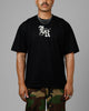 Loiter Made Me Puff Print T-Shirt Black