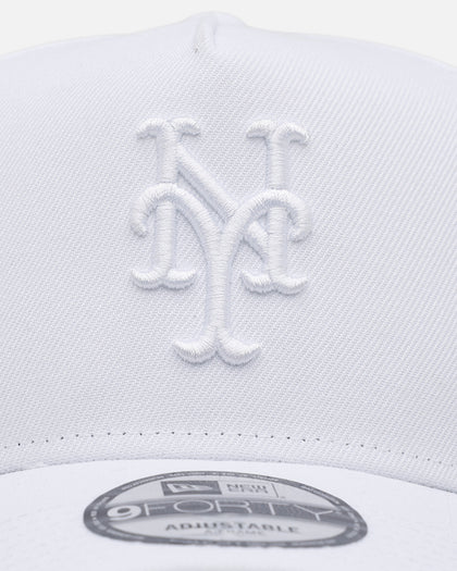 New Era New York Mets 'Easy White' 9FORTY A-Frame Snapback White/White