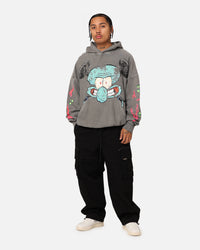American Thrift X Spongebob Squarepants Squidward Hoodie Washed Charcoal