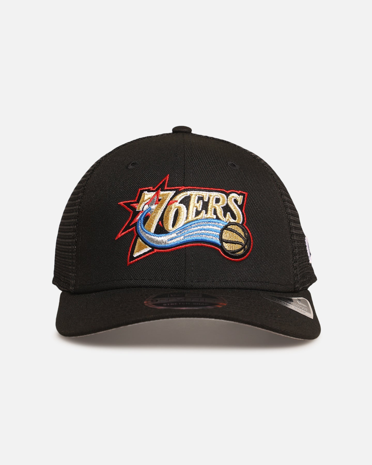 New Era Philadelphia 76ers 'HWC' 9SEVENTY Trucker Stretch Snapback