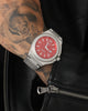 MEISTER NO112SS Noble Quartz 43MM Watch Silver