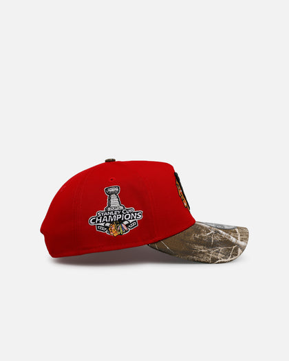 New Era Chicago Blackhawks 'Realtree Visor' 9FORTY A-Frame Snapback Official Team Color