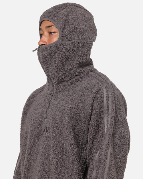 Adidas Fleece Teamgeist 1/4 Zip Hoodie Black