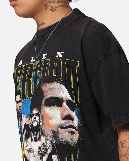 UFC By Culture Kings Alex Pereira Vintage T-Shirt Black Acidwash