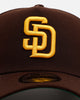 New Era San Diego Padres 'Area Codes' 9FORTY A-Frame Snapback Brown