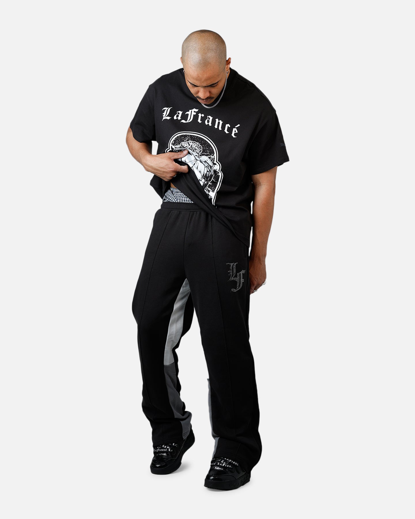 La Fance ラメロボール　パンツ Puma x Lamelo Ball LaFrancé Written In Chrome Pants Black
